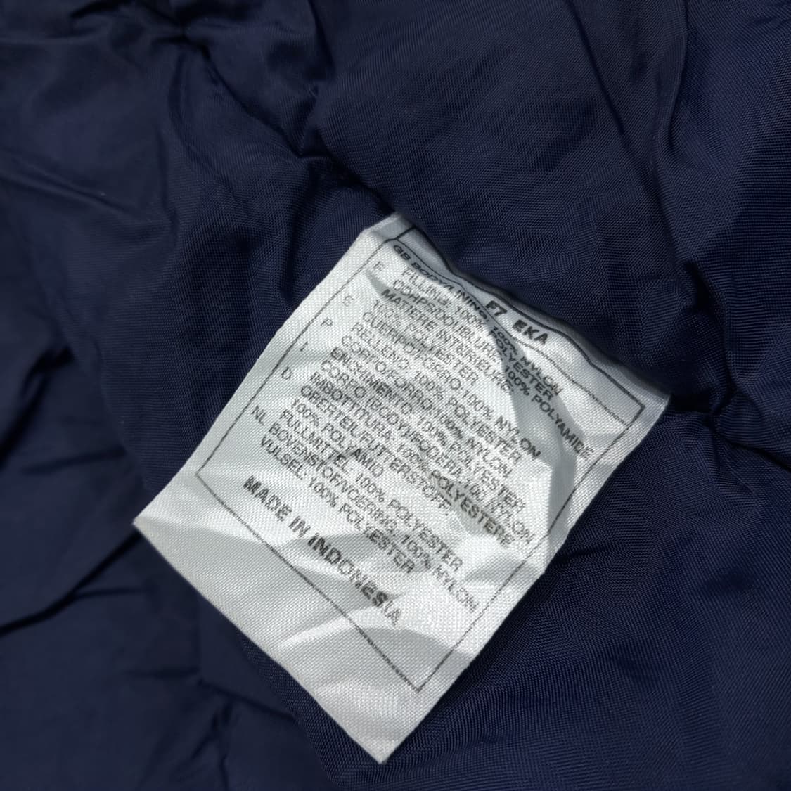 CL451 XL 나이키 90s 빅로고 아플리케 네이비 자켓 아우터 상품이미지6