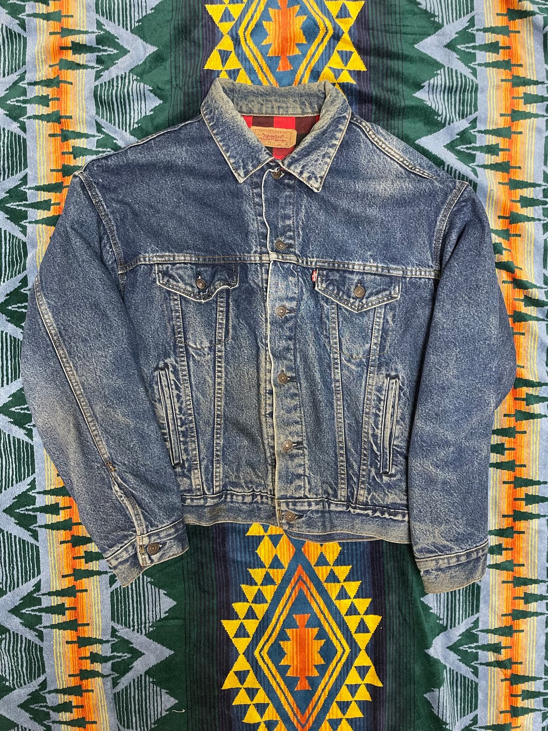 90s levi's buffalo trucker jacket xl 상품이미지1