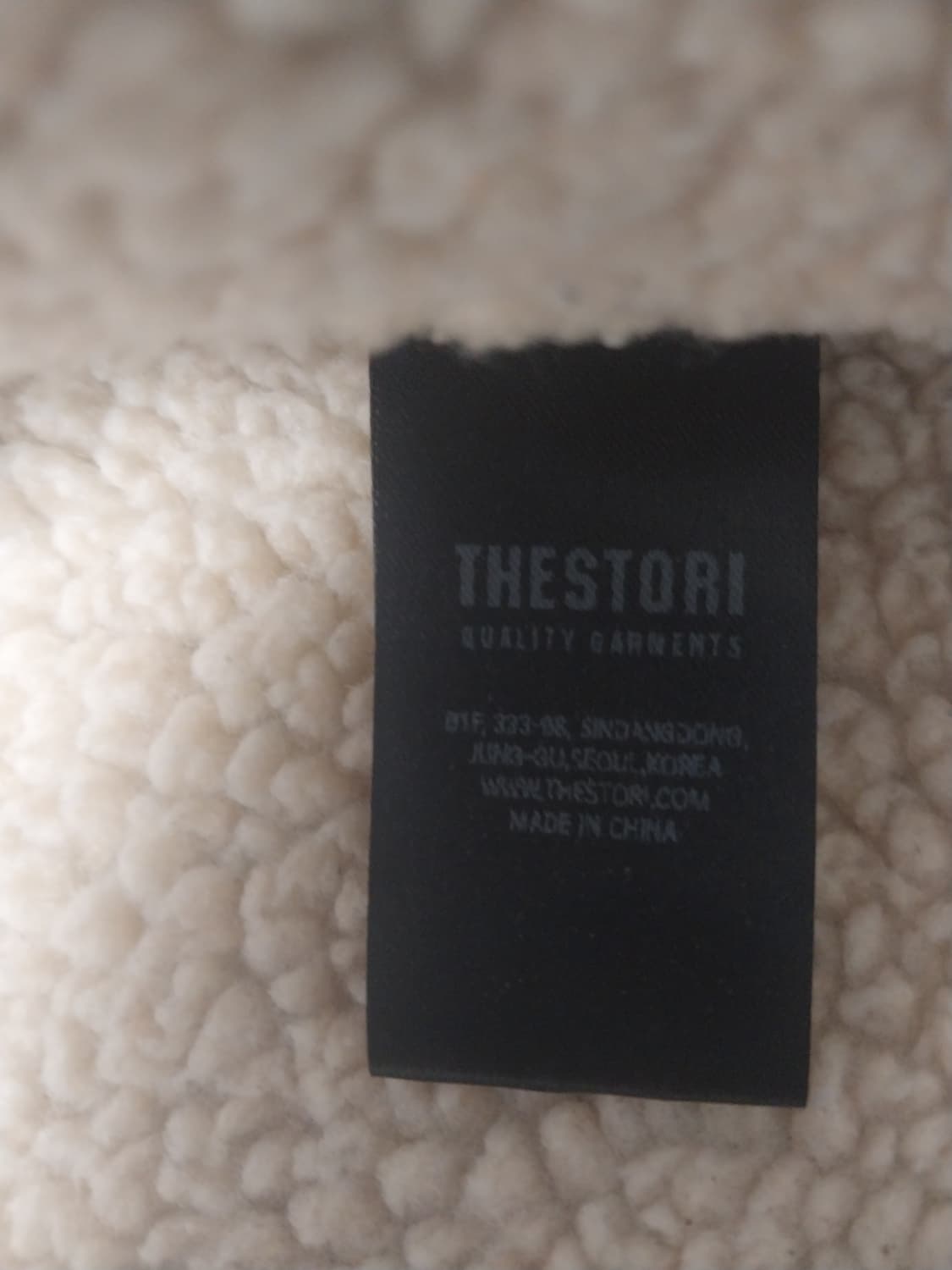 [XL] 더스토리 18FW 워싱 데님 셰르파 자켓 상품이미지10