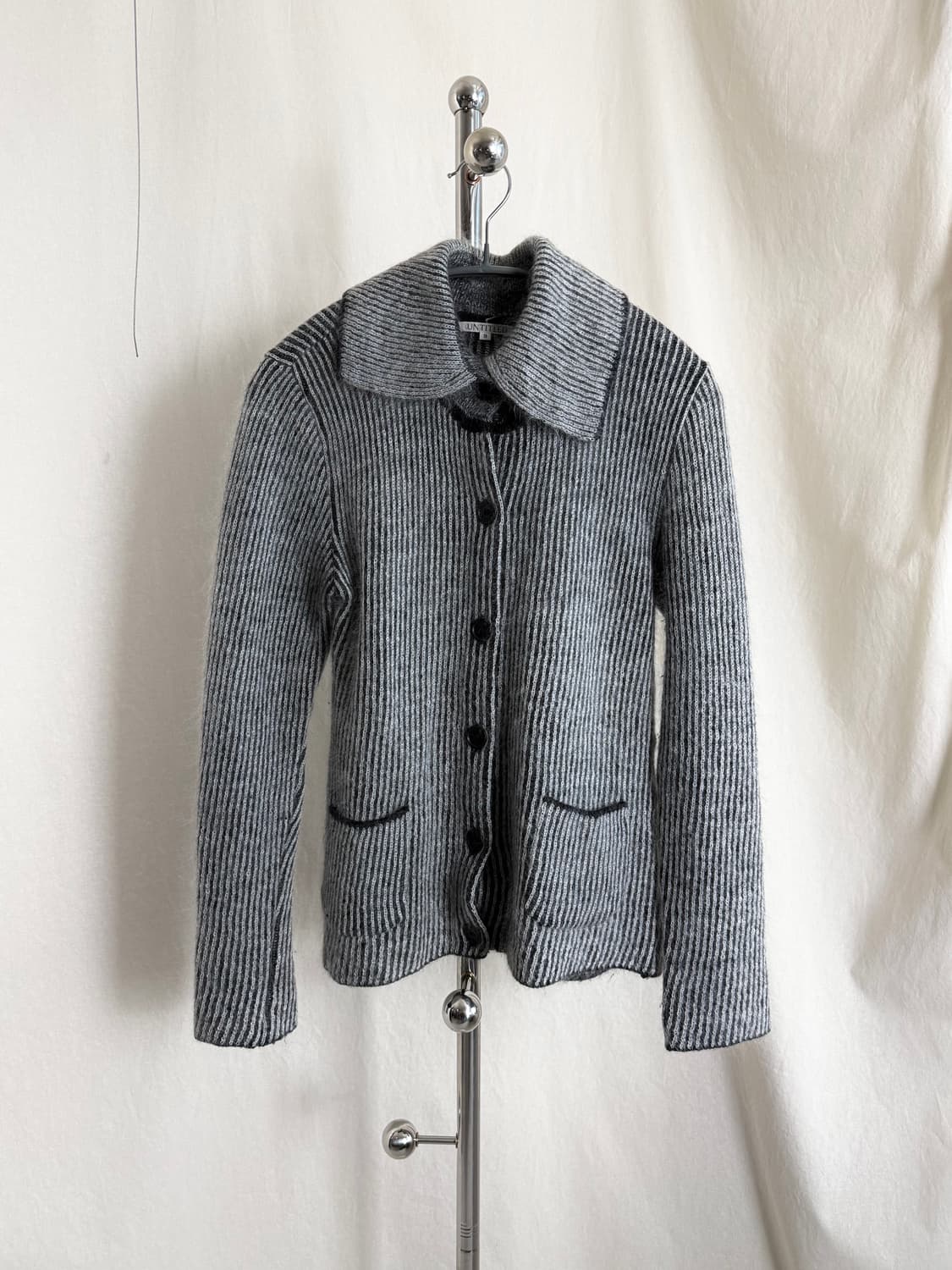 Untitled 카라 니트 가디건 (JPN) 상품이미지2