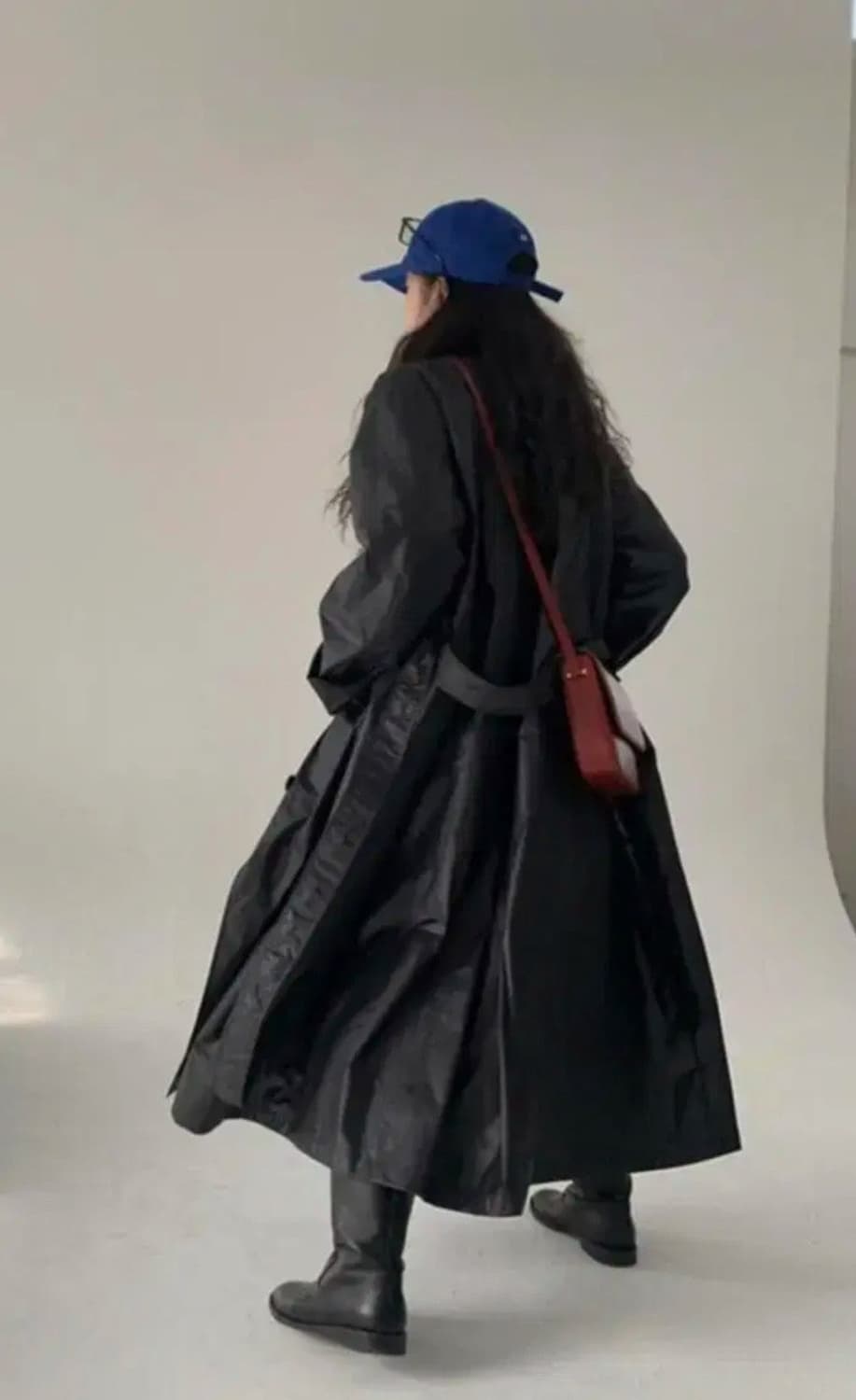 에토스 블랙 트렌치코트 상품이미지4