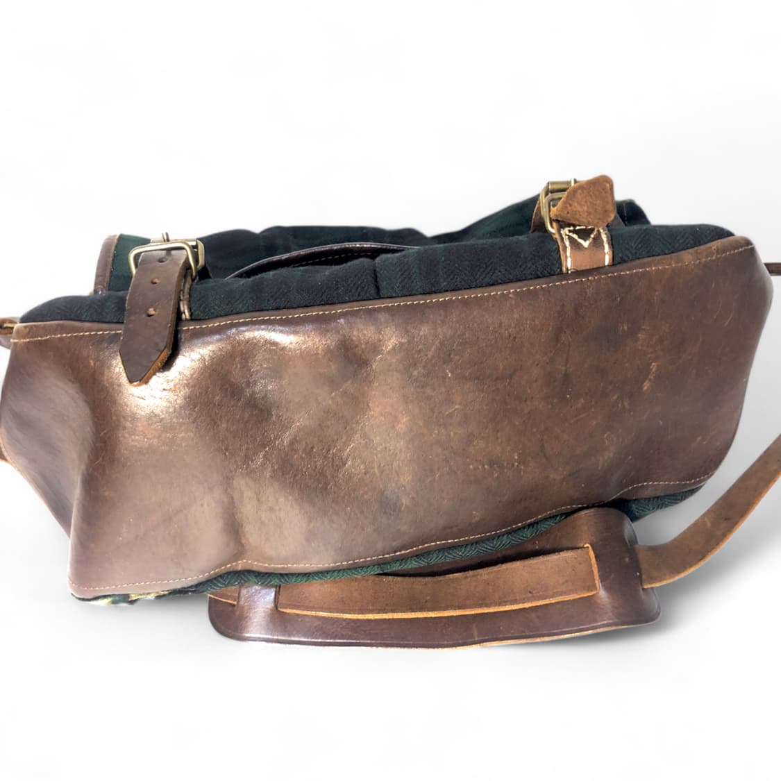 더블알엘 RRL 캔버스 체크 헤리티지 메신저백 상품이미지5