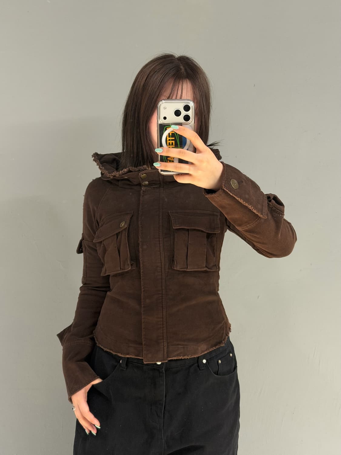 Enchantment high-neck design pocket jk 상품이미지4