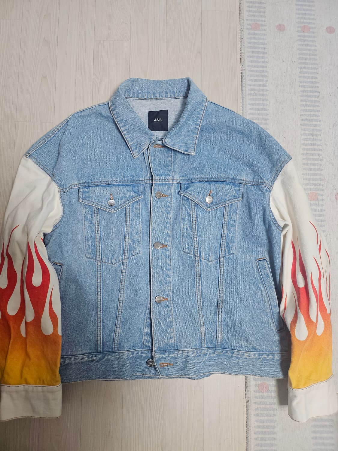 JSB 불꽃데님자켓 오버핏 상품이미지1