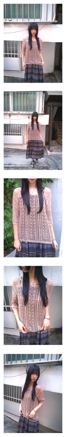 Loose Punching Knit(Beige) 상품이미지9
