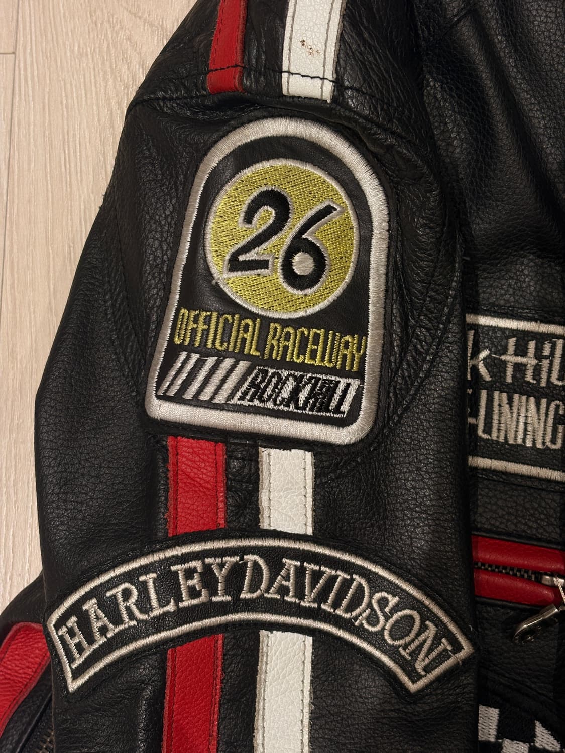 Harley-Davidson 빈티지 레더 라이더 자켓 상품이미지7