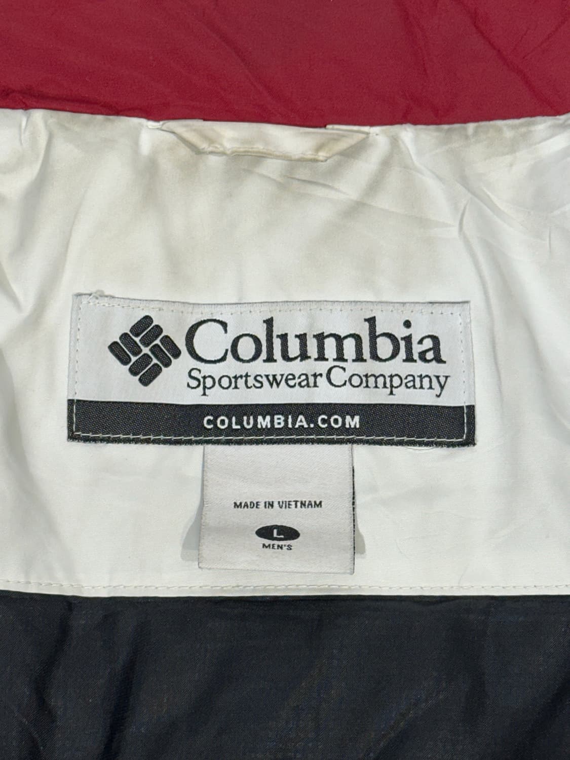 컬럼비아 버건디 바람막이 자켓 L 상품이미지7
