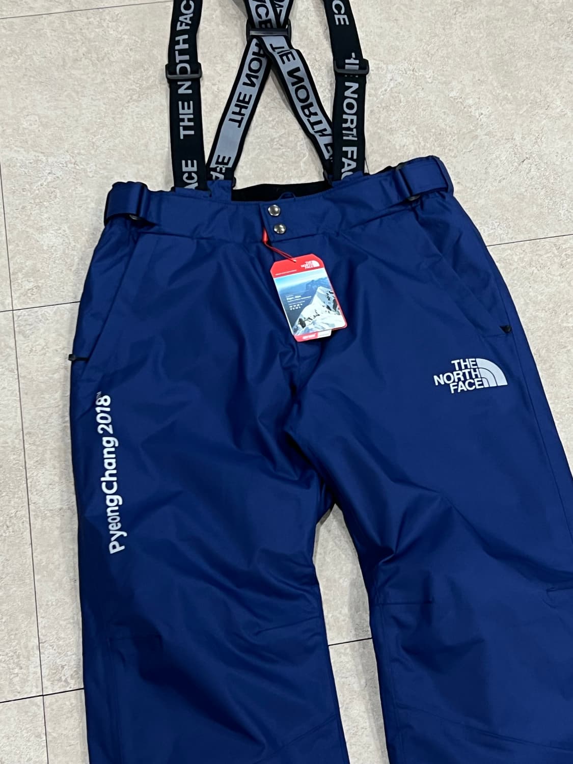 (새상품) 노스페이스 2018 평창올림픽 스키팬츠 네이비 상품이미지3