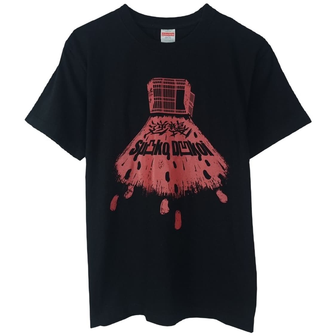 [일본빈티지] 스토코도코이 밴드 락티 반팔티 블랙  상품이미지2