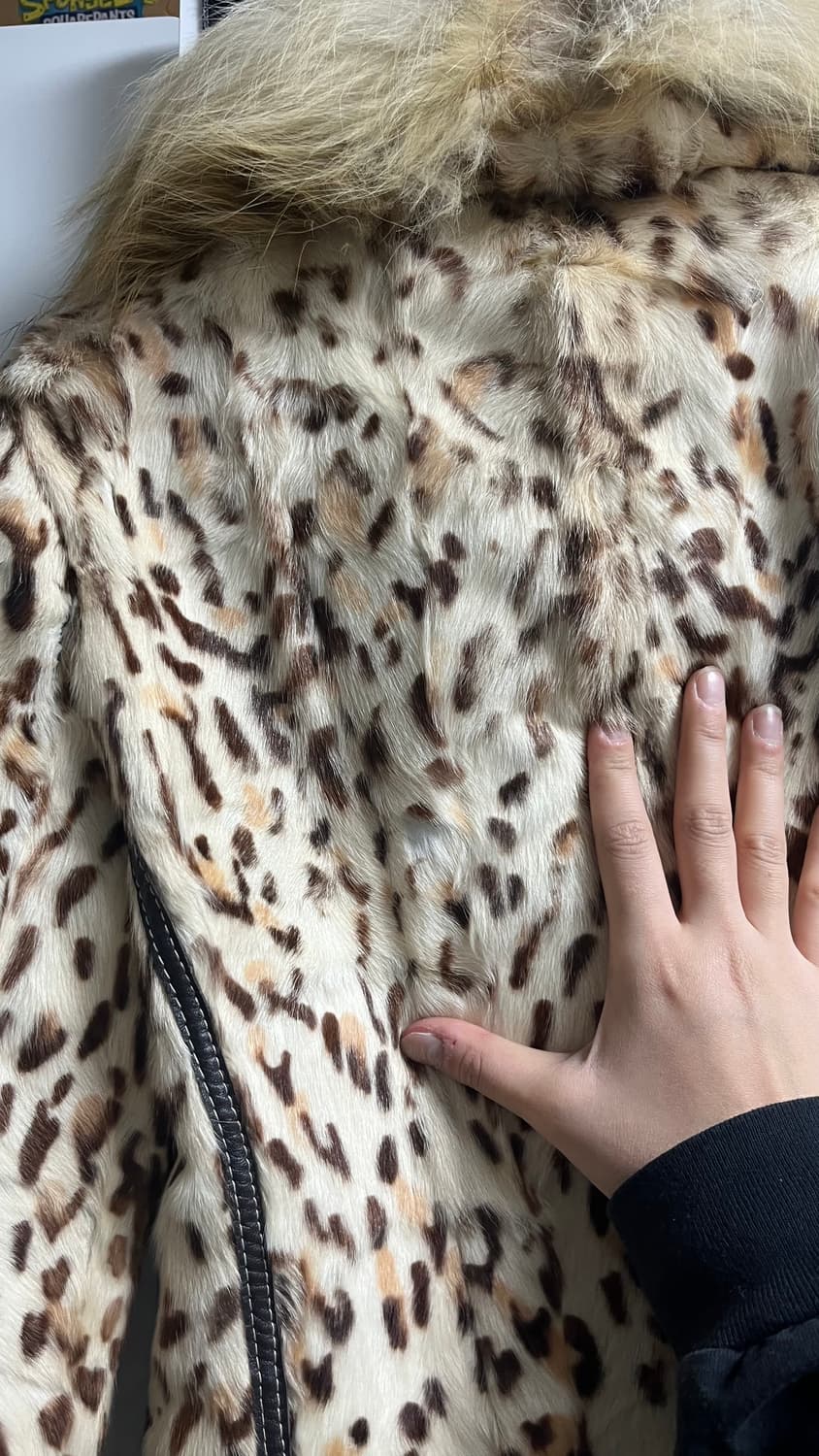 웨스턴 글램 후크 여우털 퍼자켓 상품이미지8