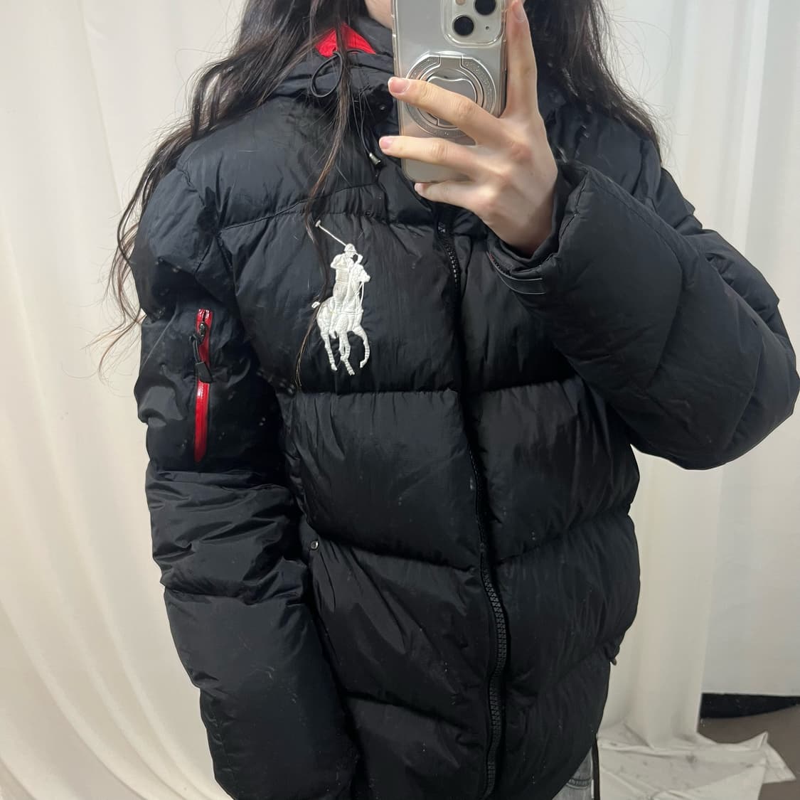 Polo Black Big Pony Down Padding 상품이미지3