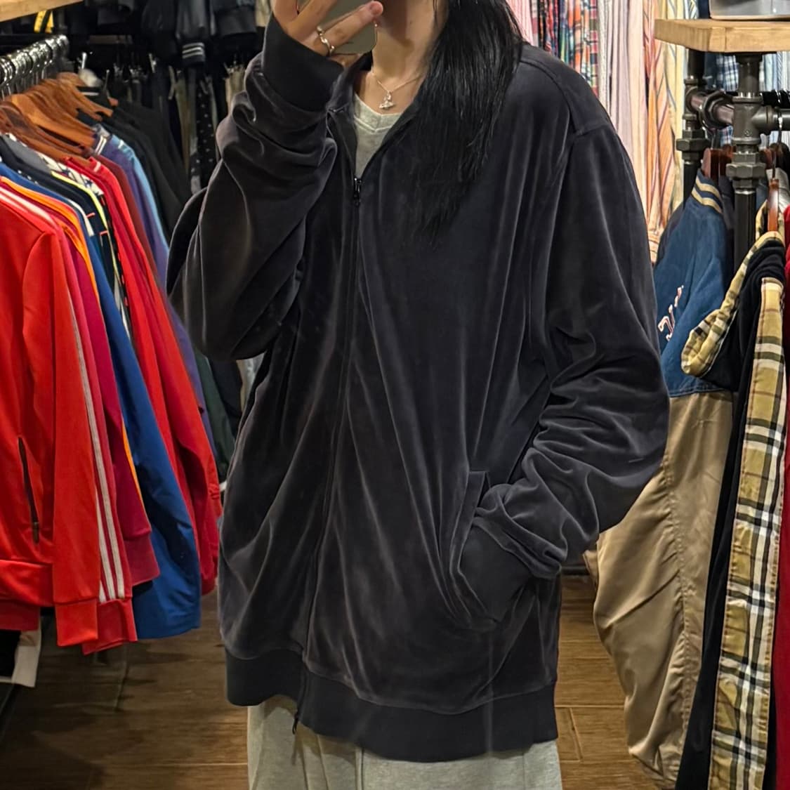 [HI] VTG 벨벳져지 퍼플 상품이미지4