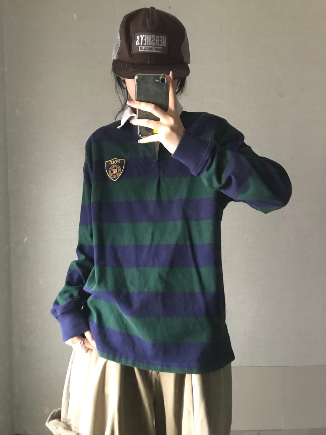 폴로 스트라이프 럭비티셔츠 상품이미지1