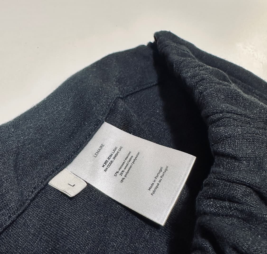 르메르 드로우스트링 팬츠 블랙 L사이즈 신품 슬랙스 상품이미지4