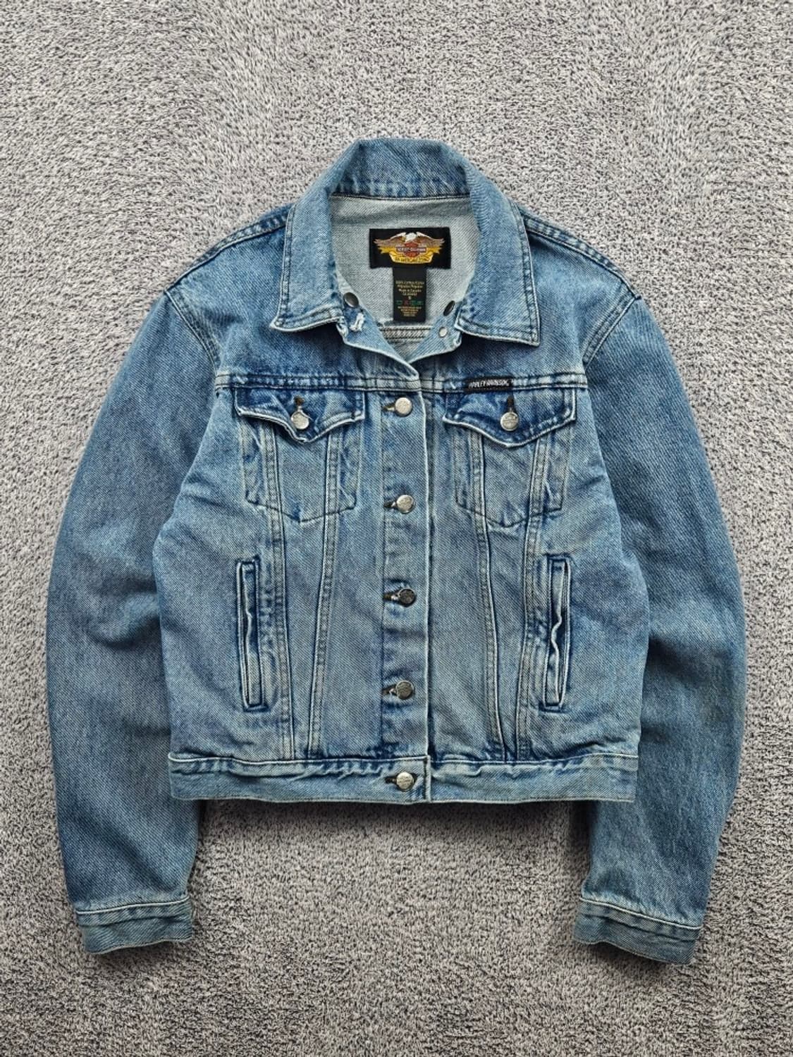 할리데이비슨 100주년 윙즈 데님 트러커 자켓 ( S ) / 11585 상품이미지2
