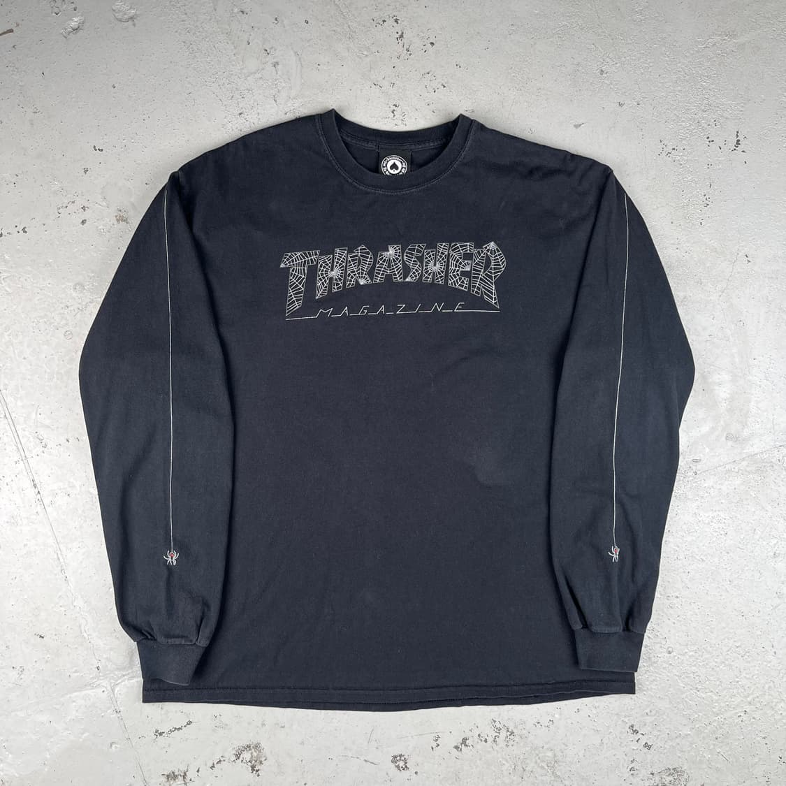 Thrasher Magazine 스파이더웹 긴팔티 상품이미지1