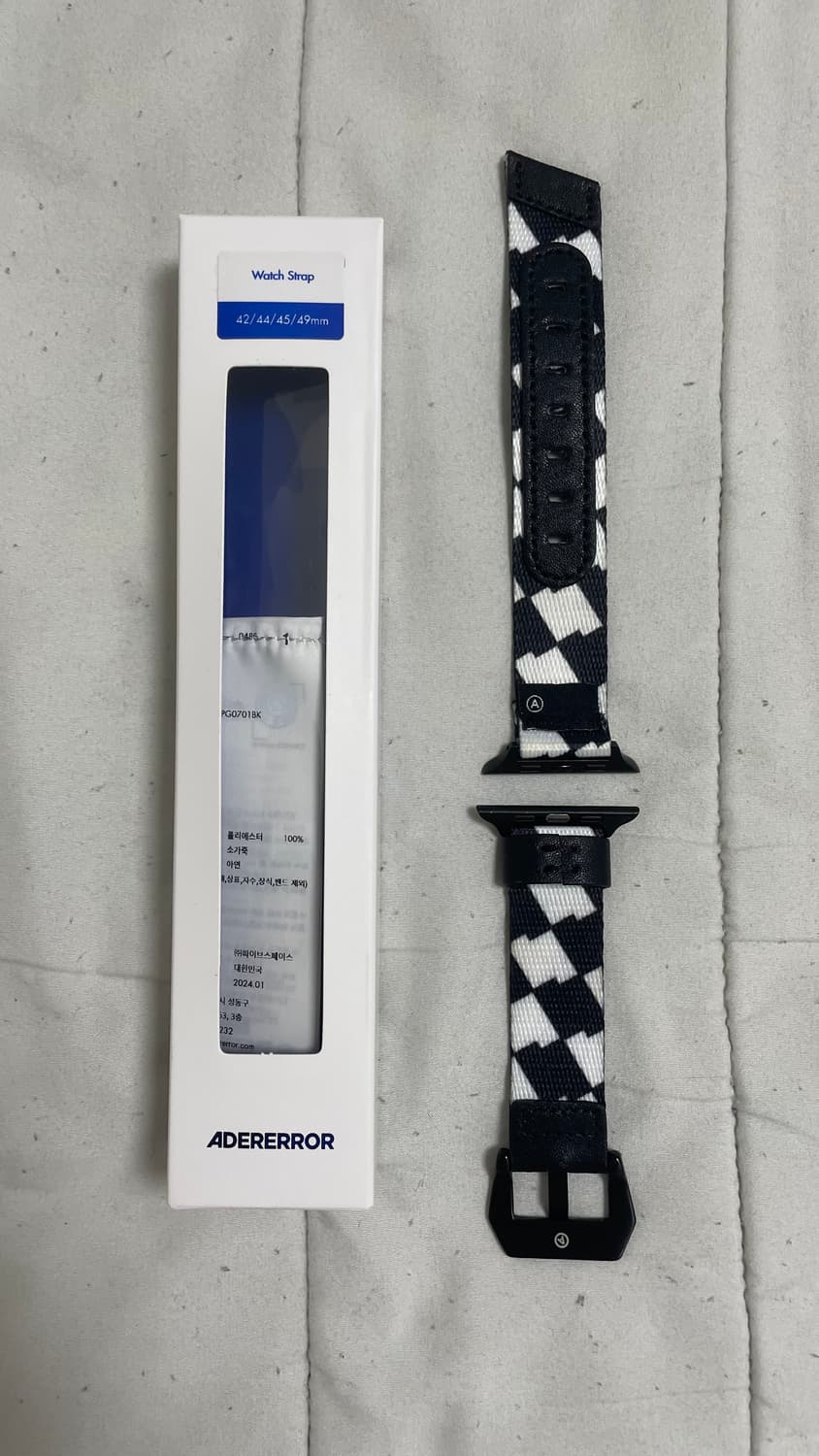 A2 사이즈 아더에러 테닛 워치 스트랩 느와르 상품이미지1