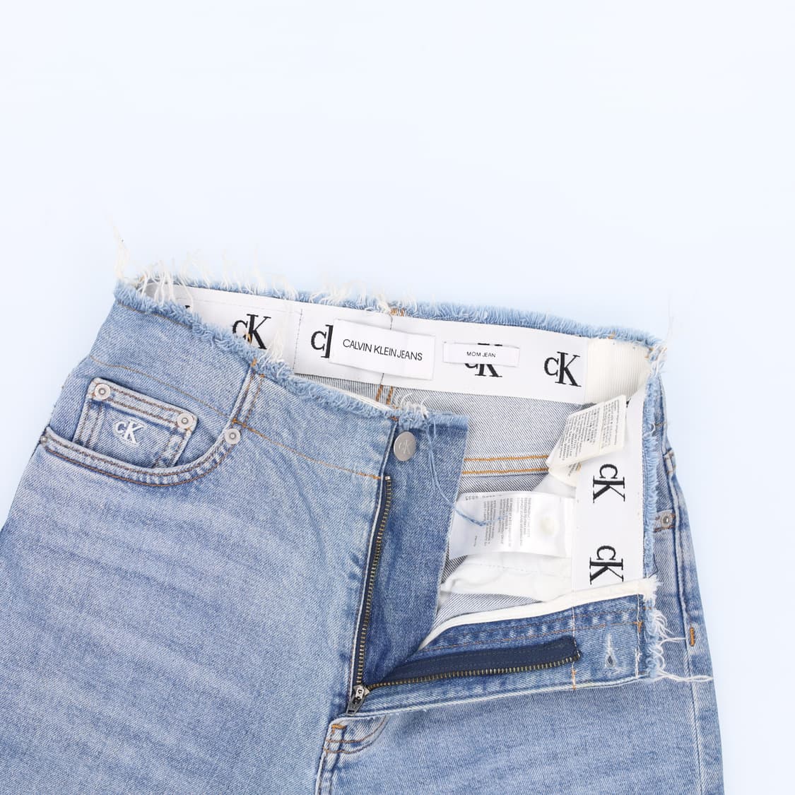 [허리둘레62] 캘빈클라인 여성 포인트 데님팬츠 1210H2 상품이미지5