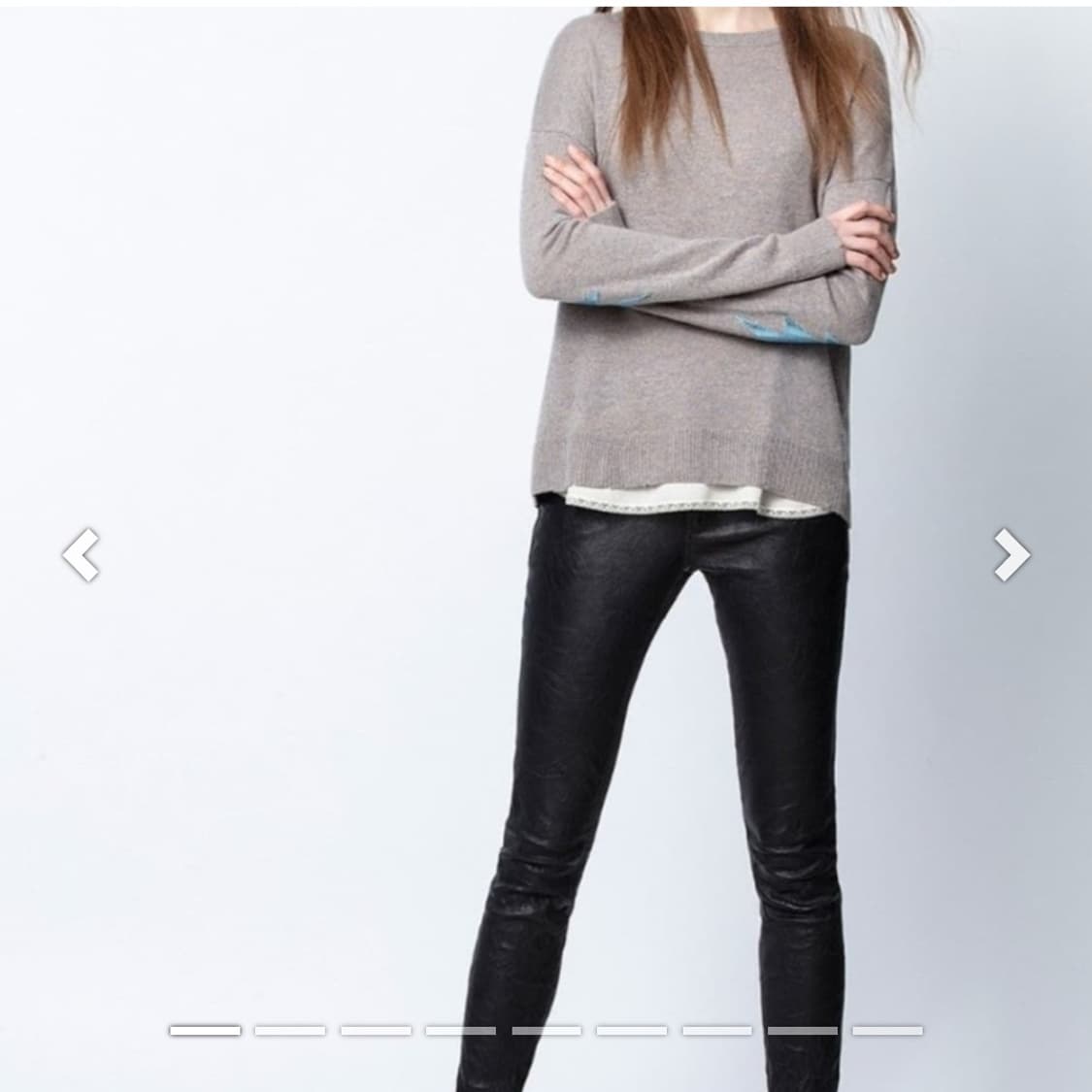 쟈딕앤볼테르 스타패치 캐시미어 니트 M사이즈 상품이미지1