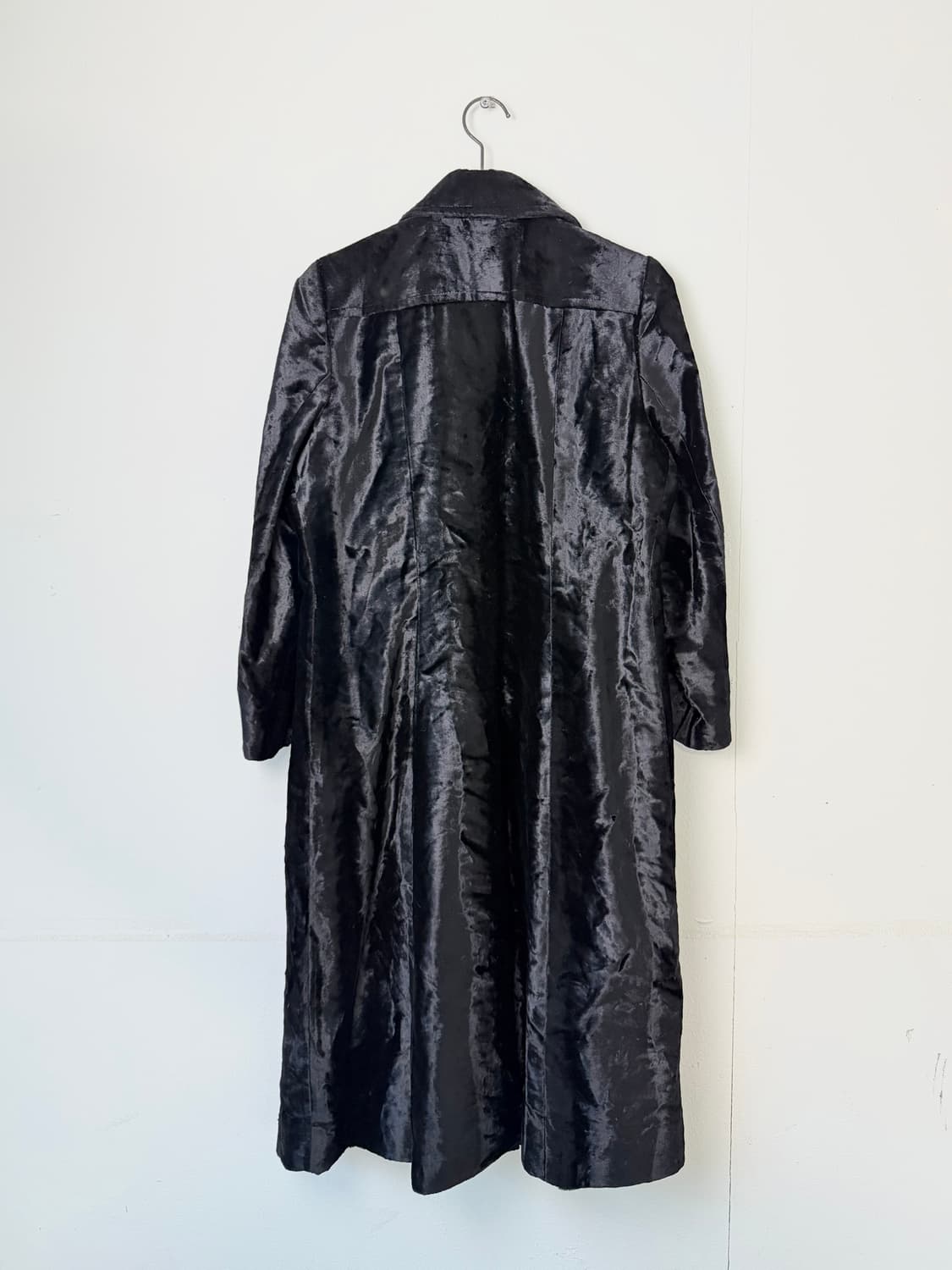 90s 초기 독일제 빈티지 벨벳 코트 상품이미지5