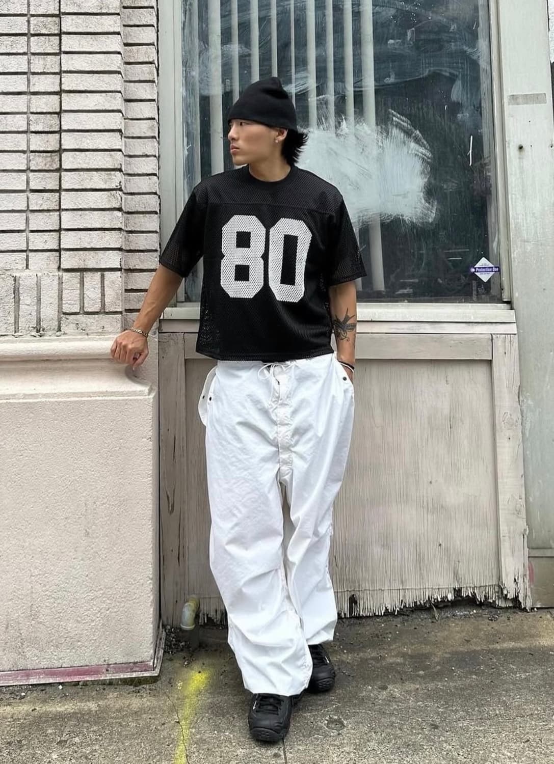 스투시 팀 저지 80 블랙 / M 상품이미지3