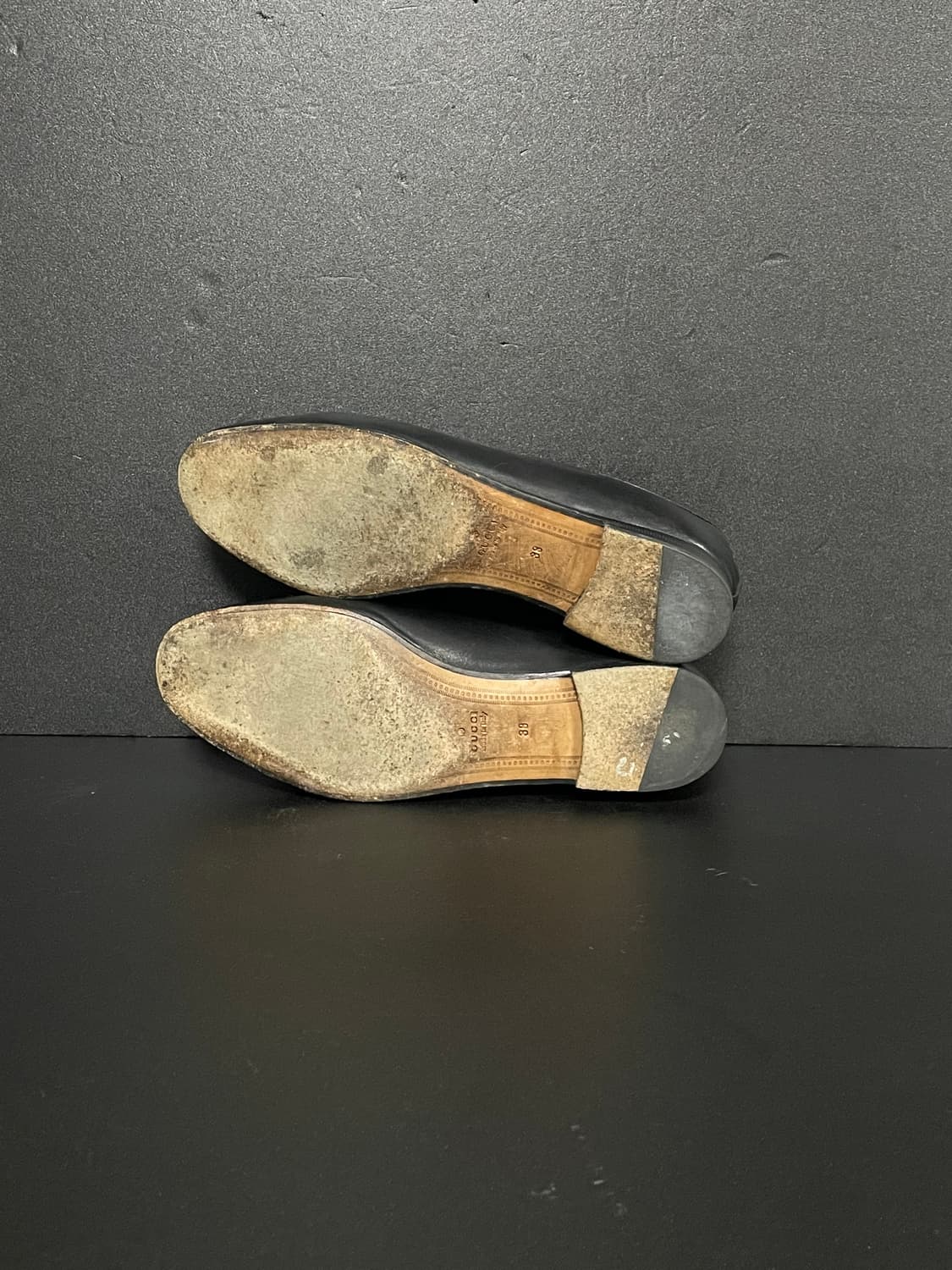 [38] GUCCI 구찌 조르단 홀스빗 레더 로퍼 상품이미지10