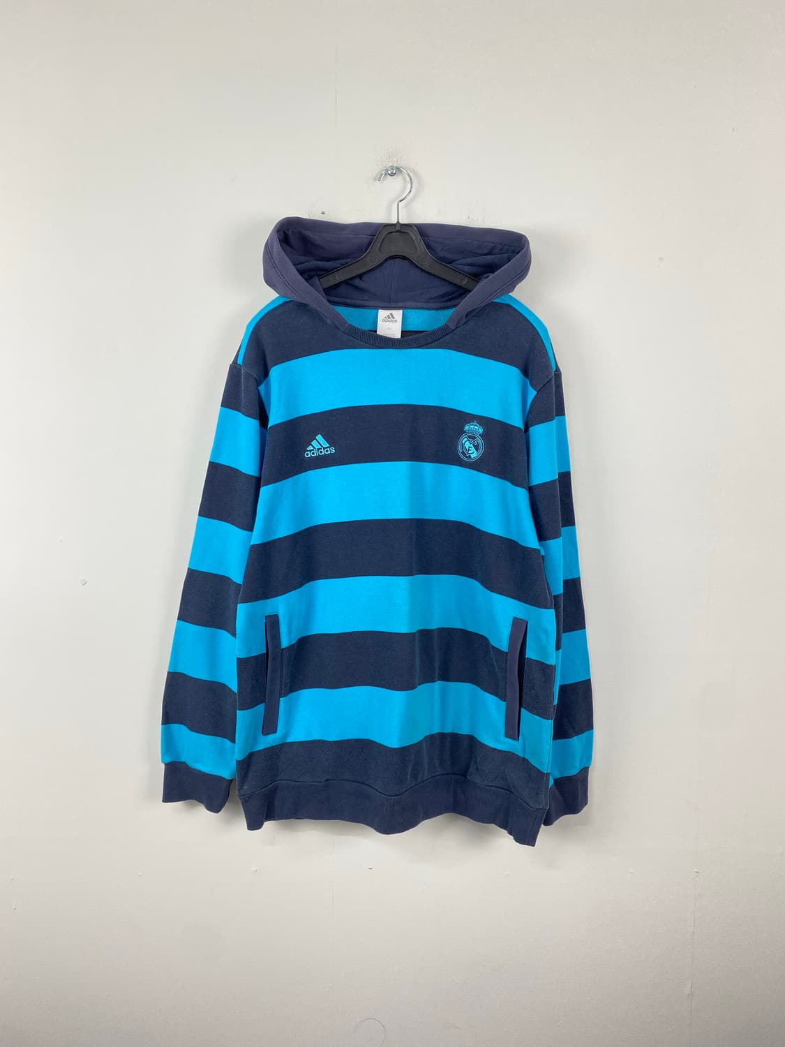 아디다스 레알마드리드 08-09 스트라이프 후드티 XXL <561> 상품이미지1