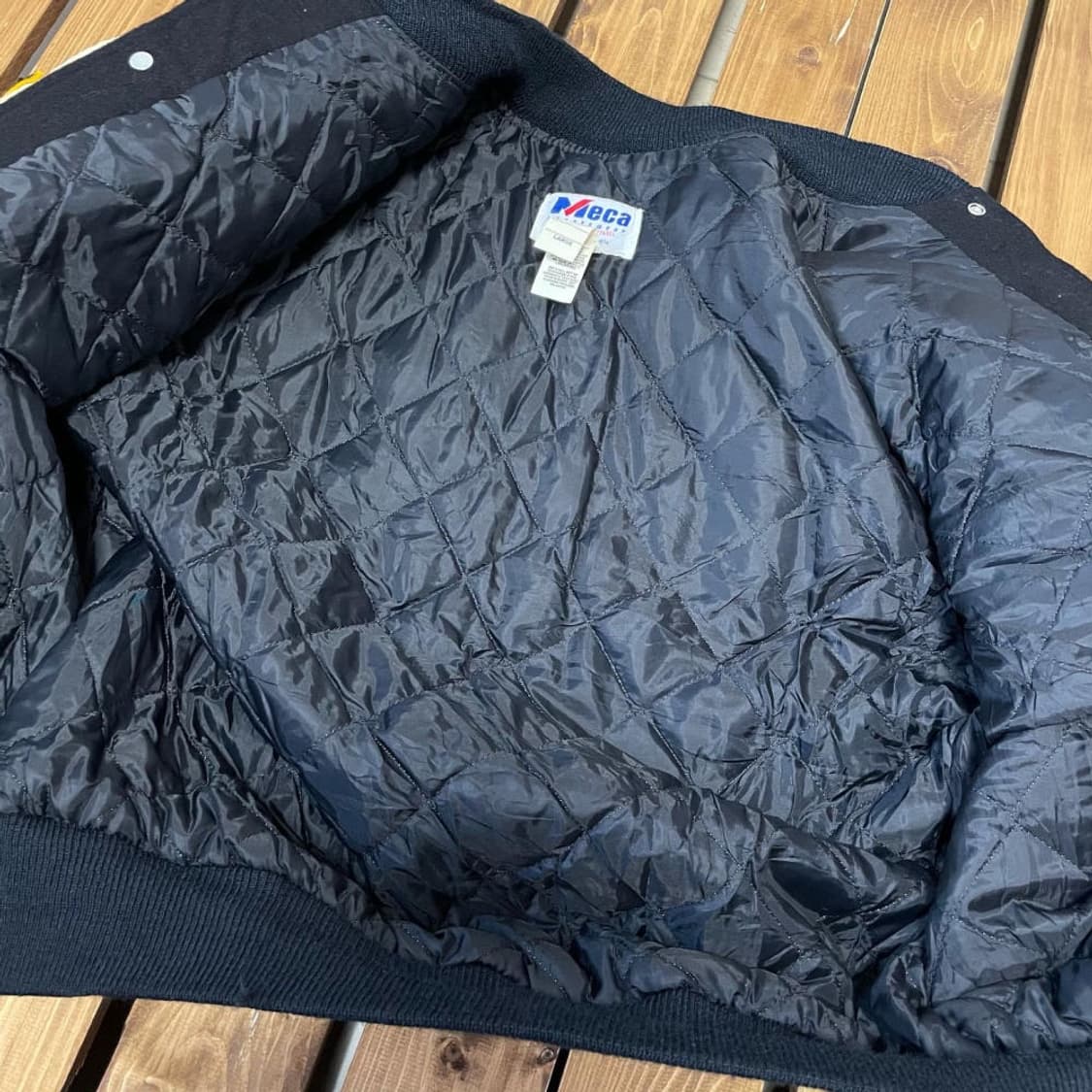 00's vtg varsity jacket 빈티지 바시티 재킷 L-XL 상품이미지3