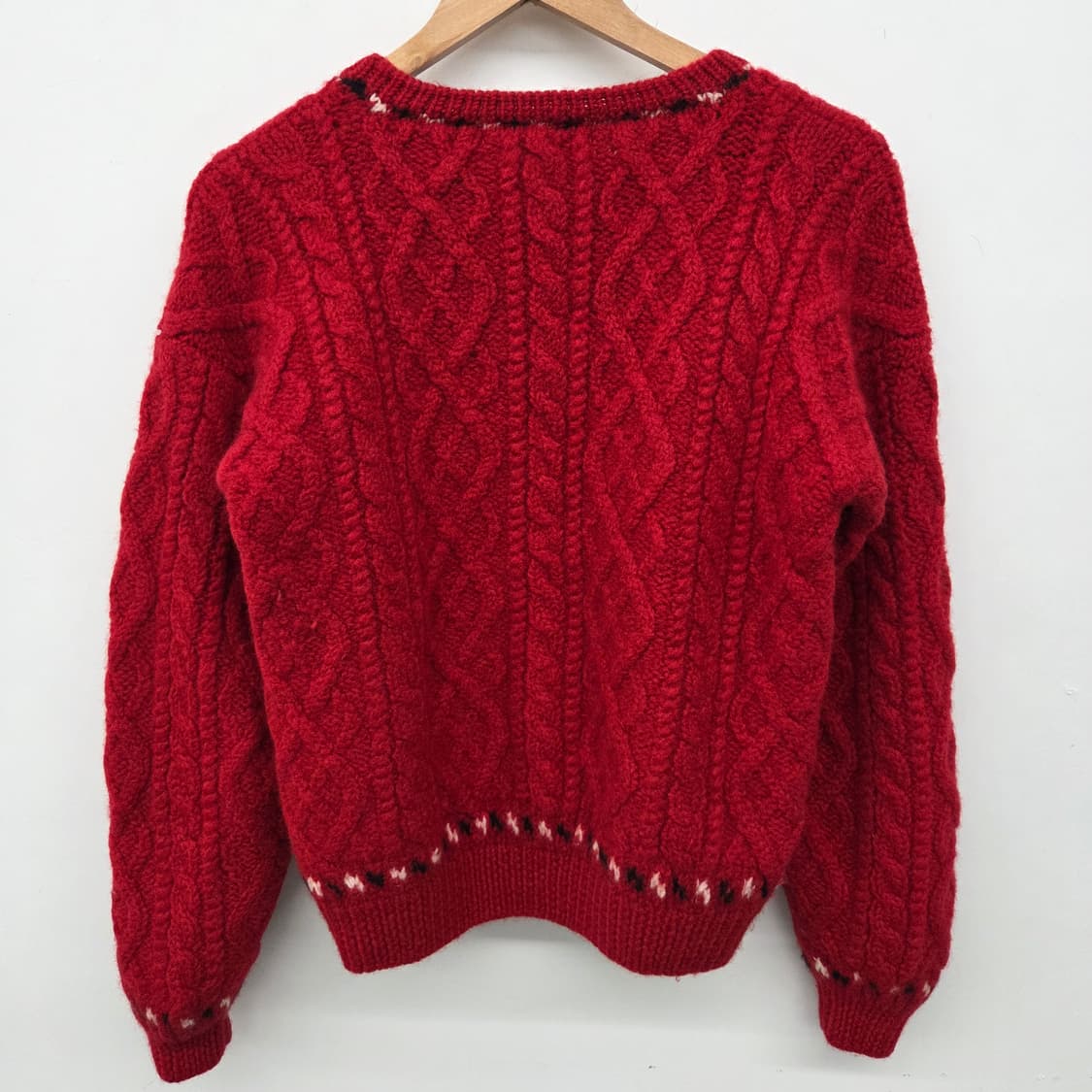 코카콜라 꽈배기 니트 스웨터 여M 상품이미지5