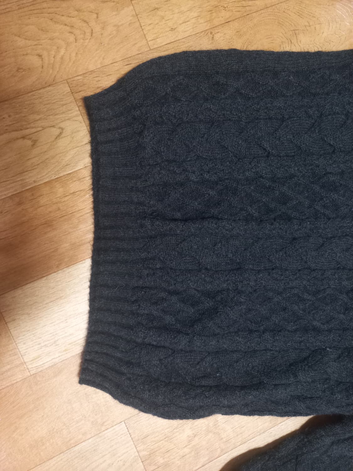 Alpaca111 케이블 니트 100-105 상품이미지5