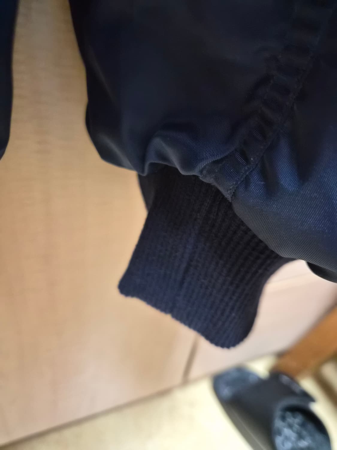 샵페어리 네이비 봄버 택있음 항공점퍼 상품이미지5