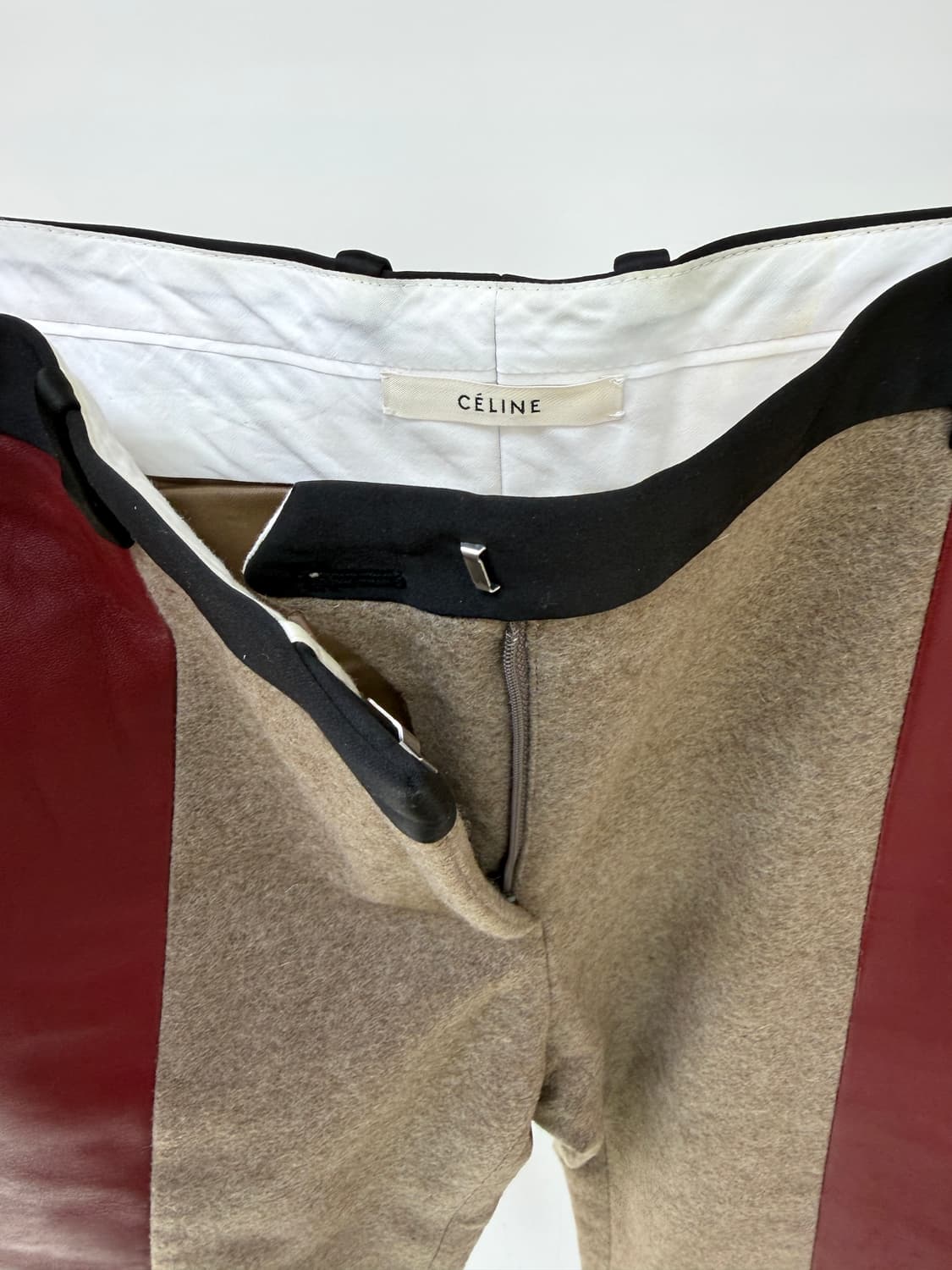 셀린 칼라블록 울 팬츠(40사이즈) 상품이미지4