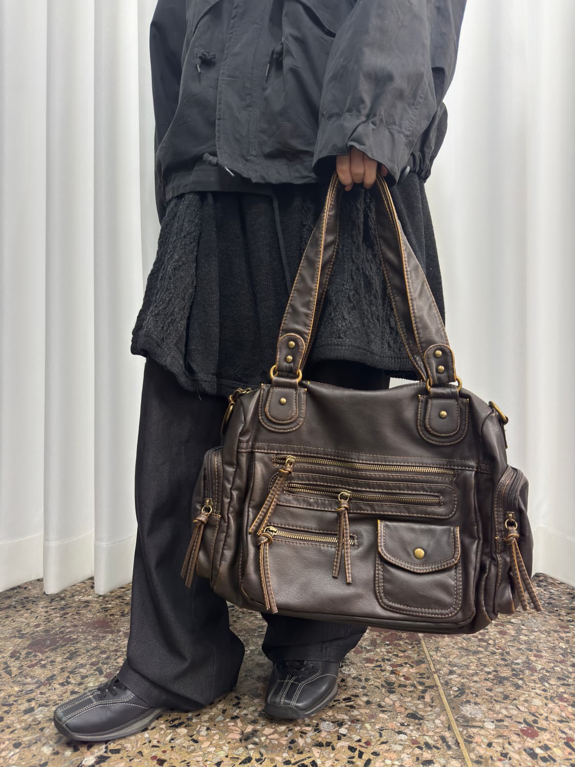 pocket leather bag 상품이미지7