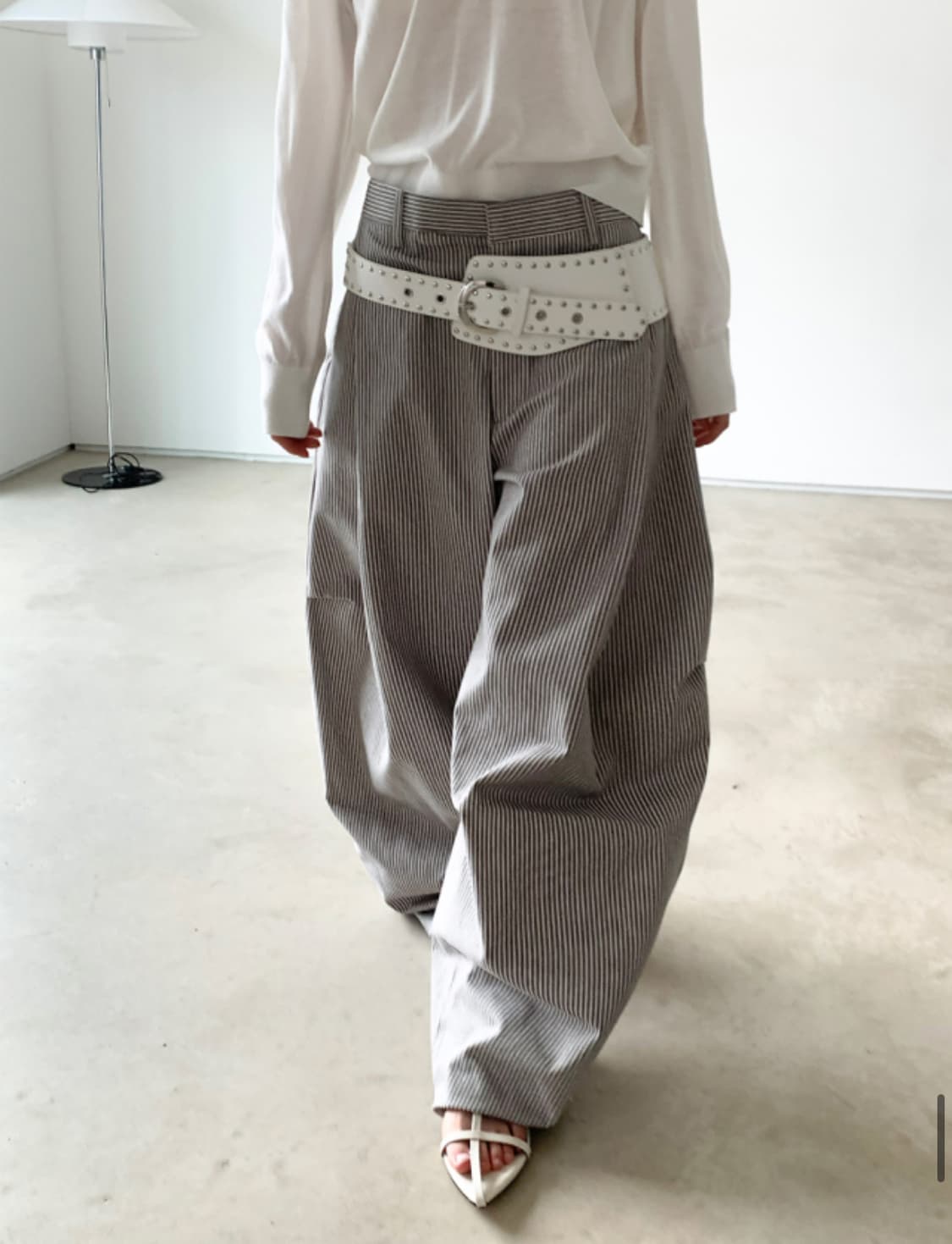 윤비누착용) 클라따 cladda puebco wide pants 상품이미지7