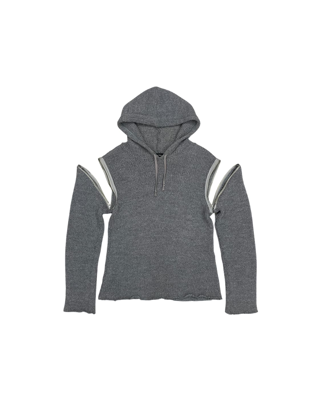 장 콜로나 니트 후디 위드 디테쳐블 슬리브 상품이미지4