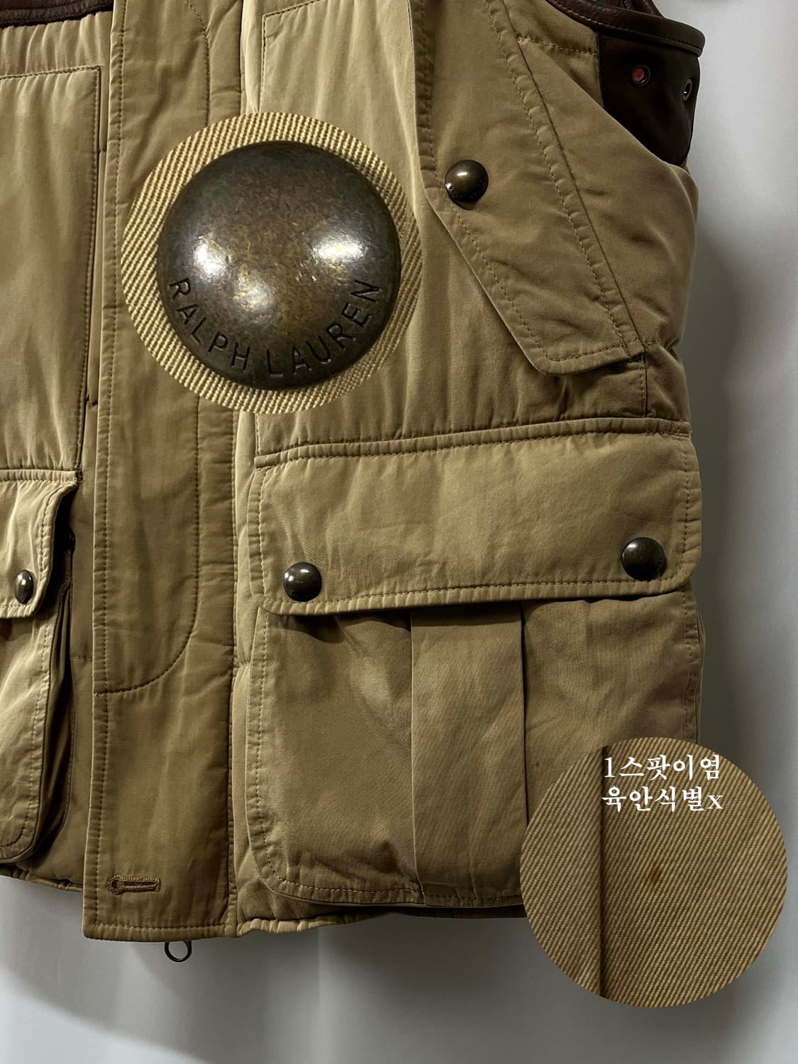 폴로 랄프로렌 카우하이드 캠튼 코듀로이 헌팅 다운베스트 자켓 상품이미지7