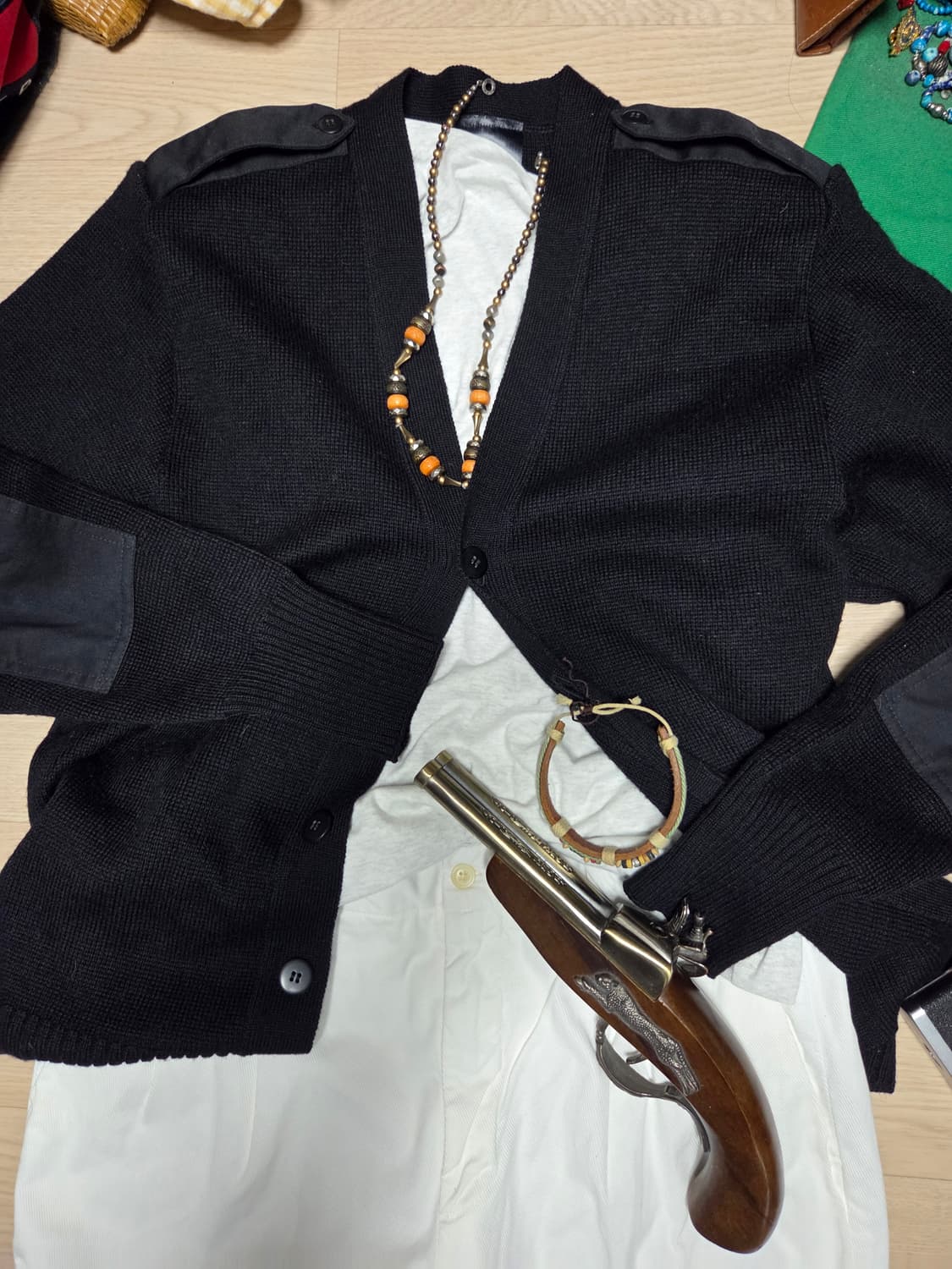 (made in GB)밀리터리 equipment  니트 가디건 코만도 전 상품이미지8