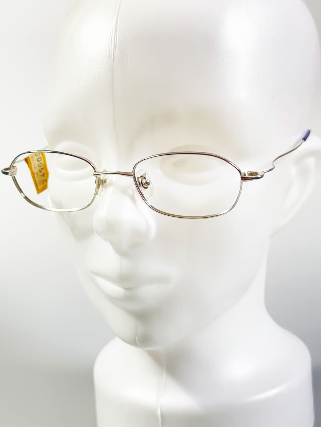 90s TENSHO 실버 메탈 슬림 스퀘어 빈티지 안경 상품이미지8