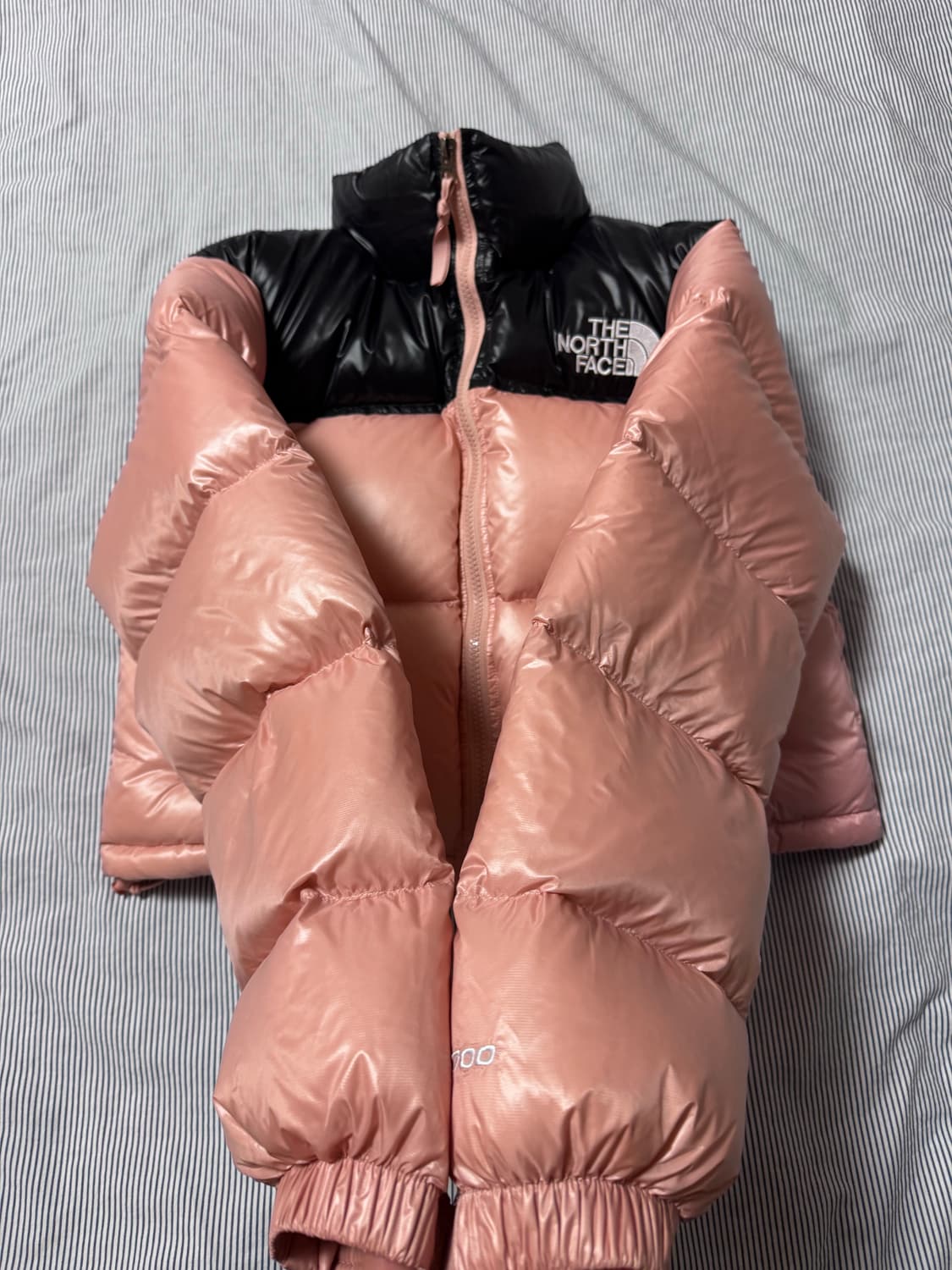 W 노스페이스 눕시 숏 자켓 로즈 탄  상품이미지4