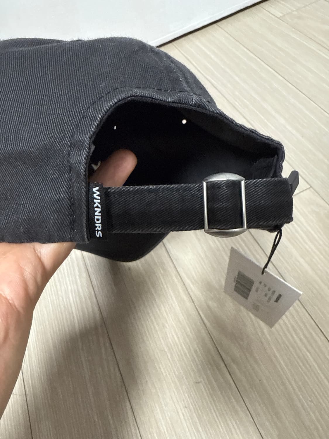 위캔더스 W로고 볼캡 블랙 상품이미지4