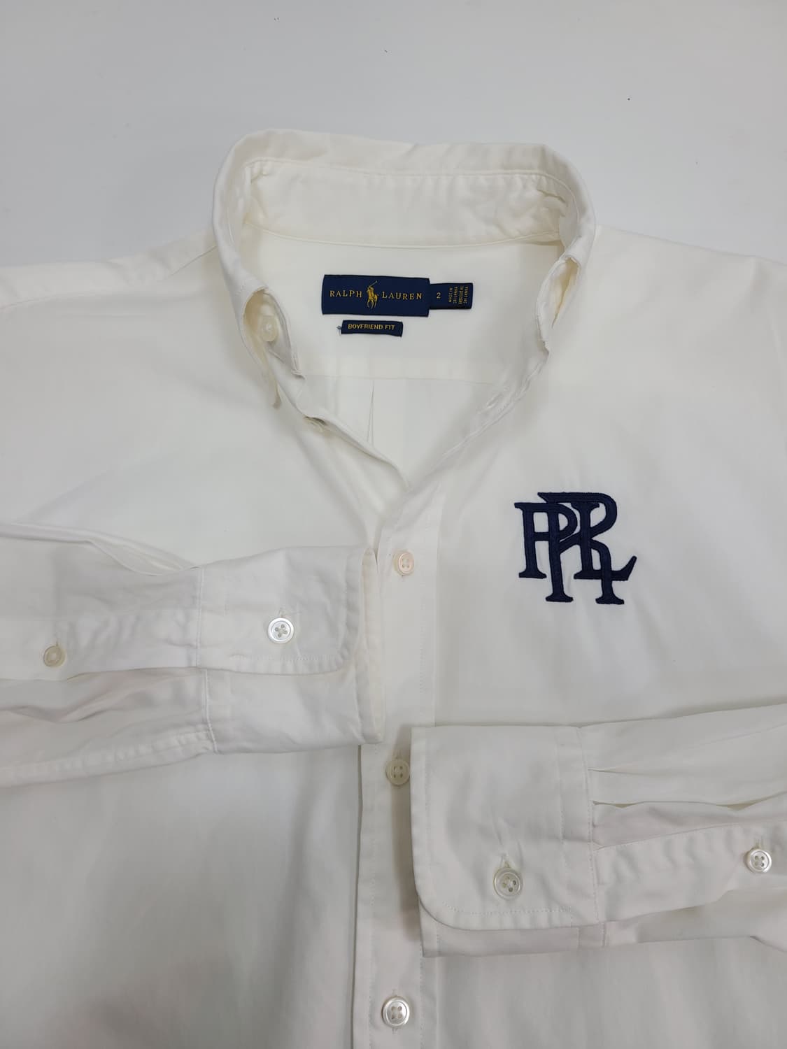 RRL 폴로 랄프로렌 더블알엘 드레스 화이트 셔츠 / 여 155-84A
 상품이미지4