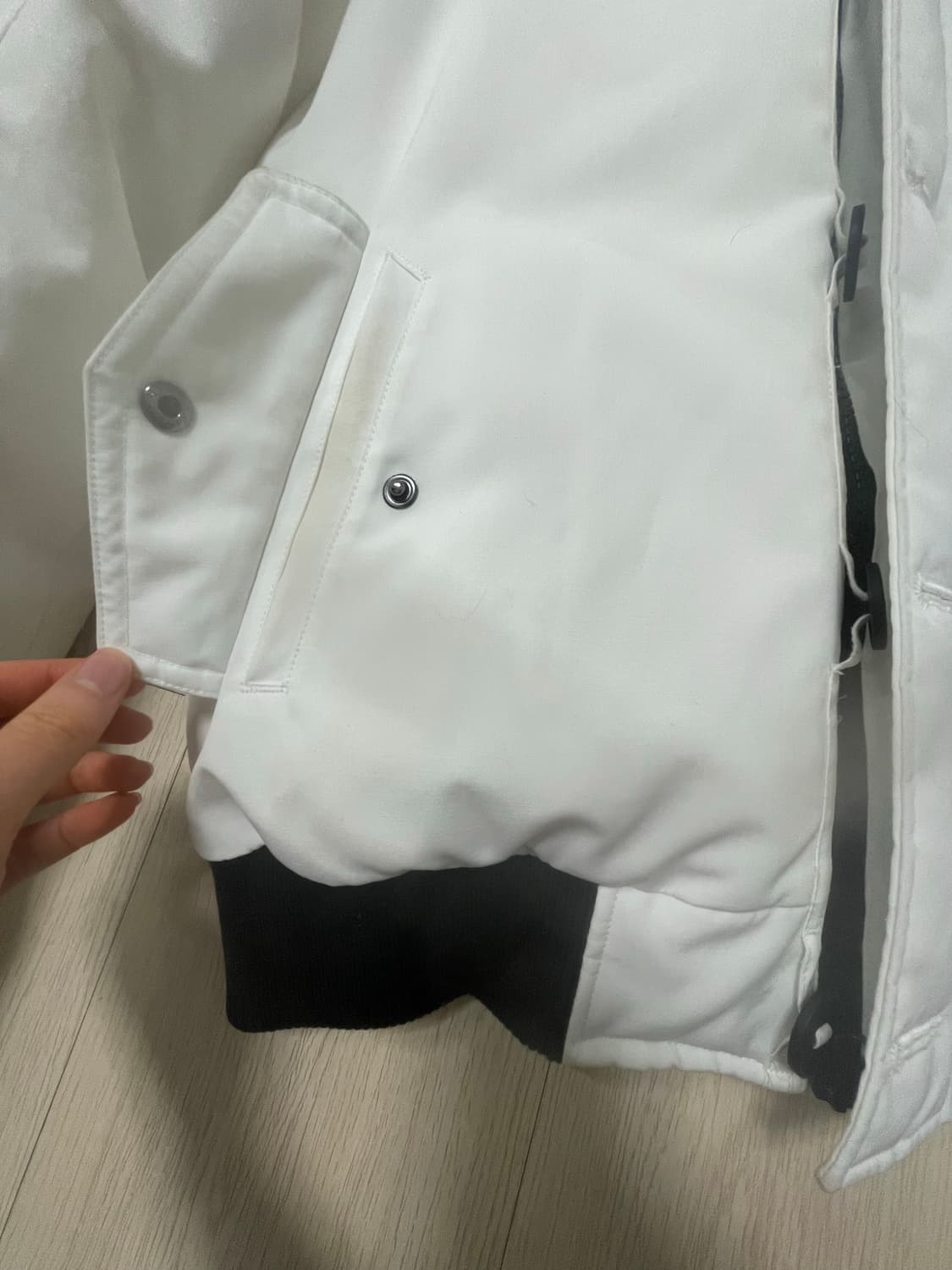 디스커버리 패딩 95 아이보리 상품이미지5