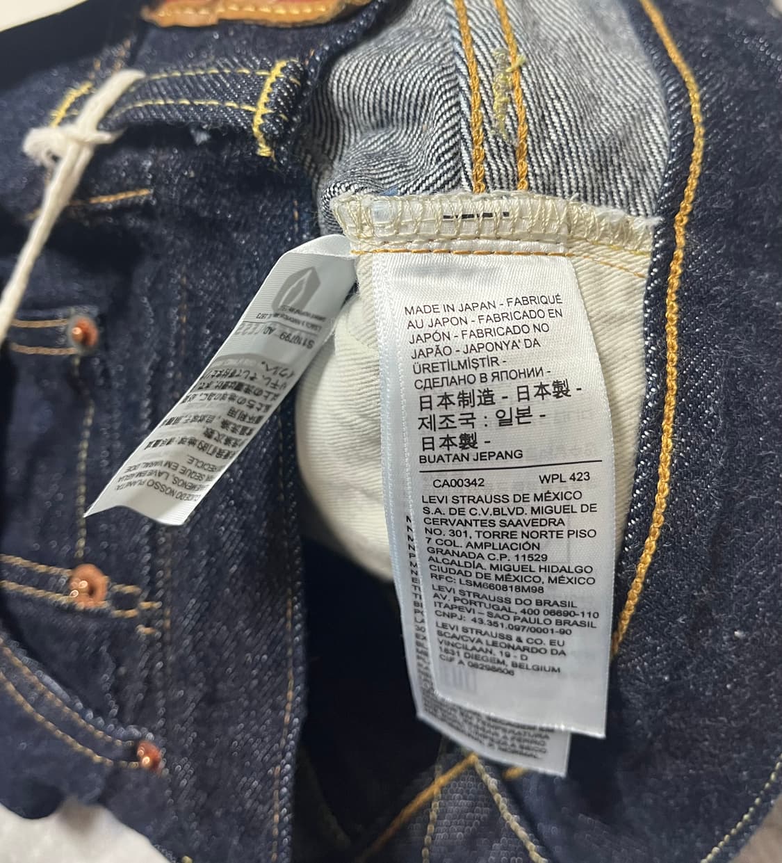 리바이스 LVC 54501-0091 린스드 501ZXX 데님 30x34 상품이미지3