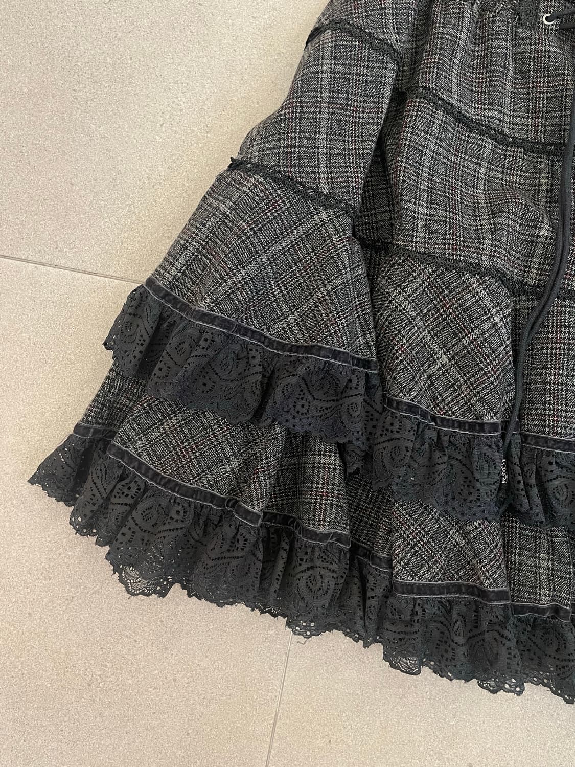 오즈온 아일렛 레이스 스커트 상품이미지3