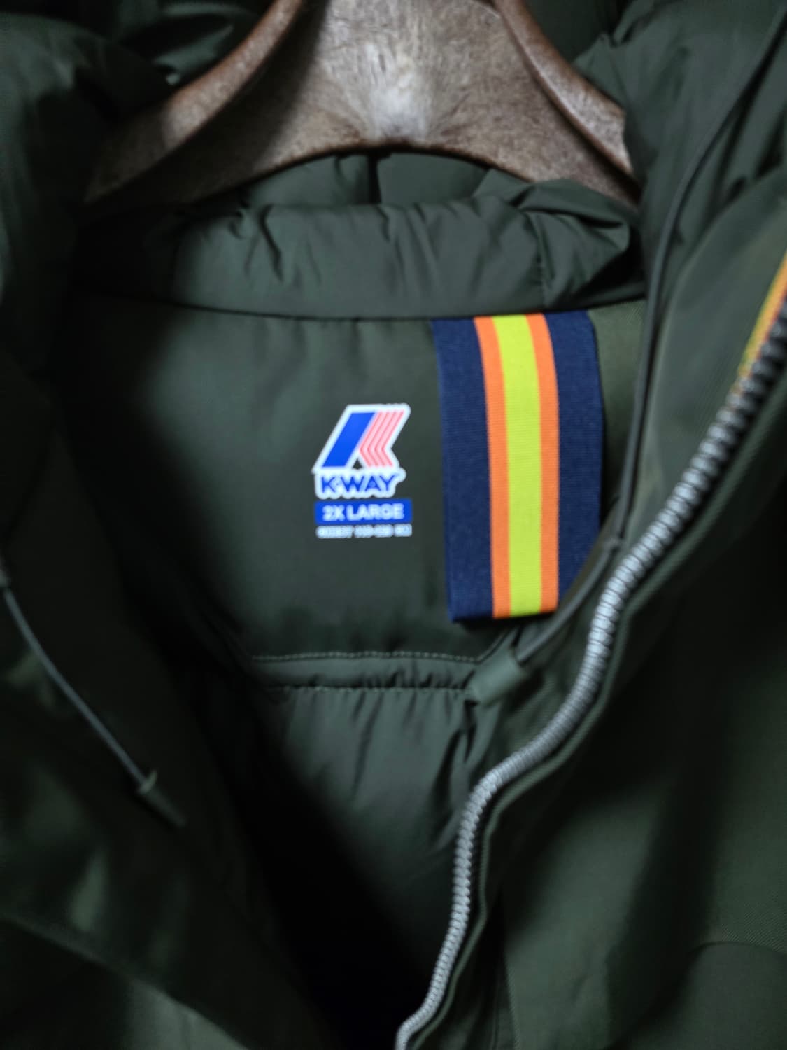 K-Way 까웨 오딘 패브릭 믹스 덕 다운 패딩 자켓 2XL 상품이미지3