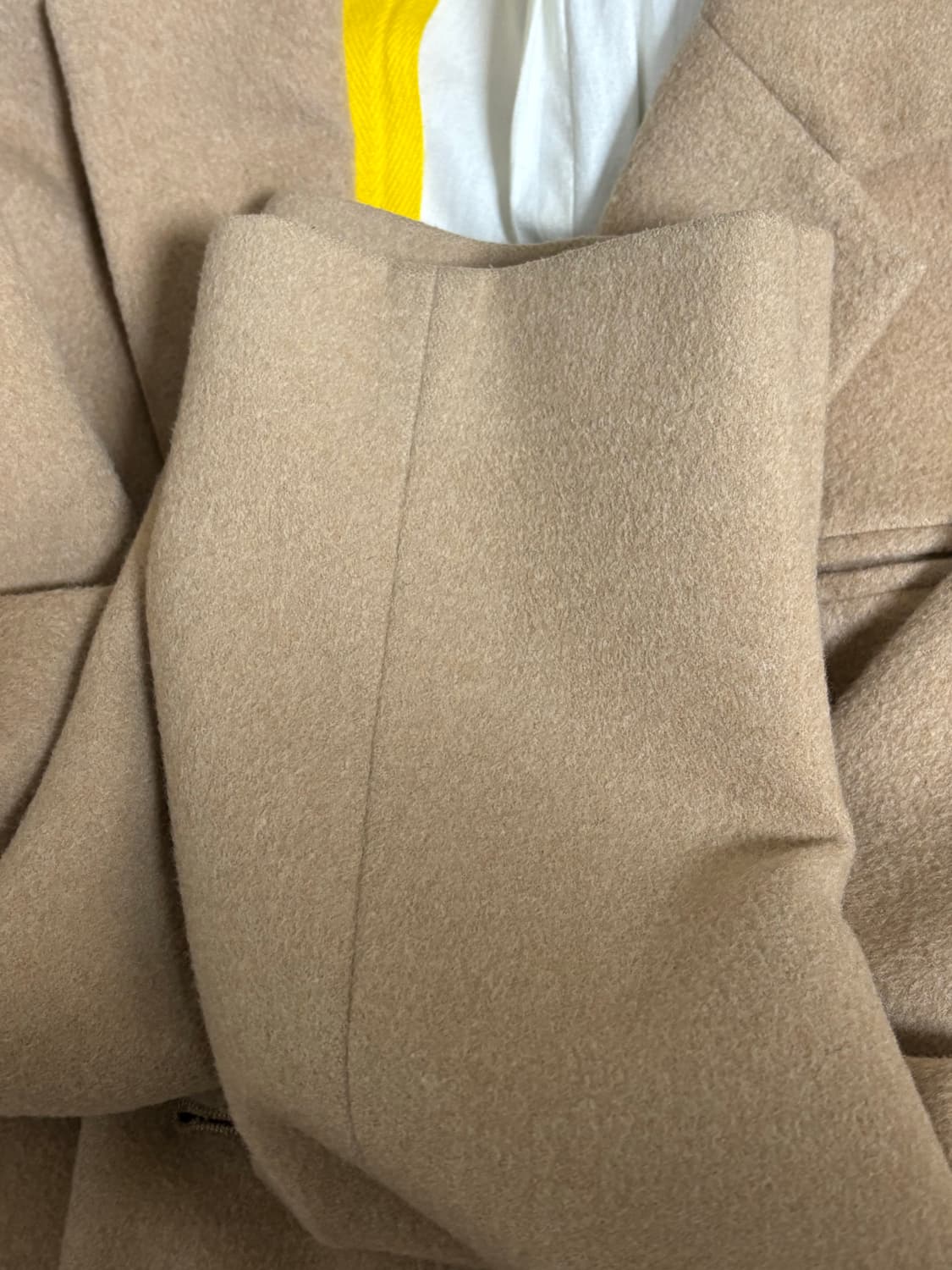 헬무트랭 캐시미어&울 싱글코트 카멜 상품이미지5