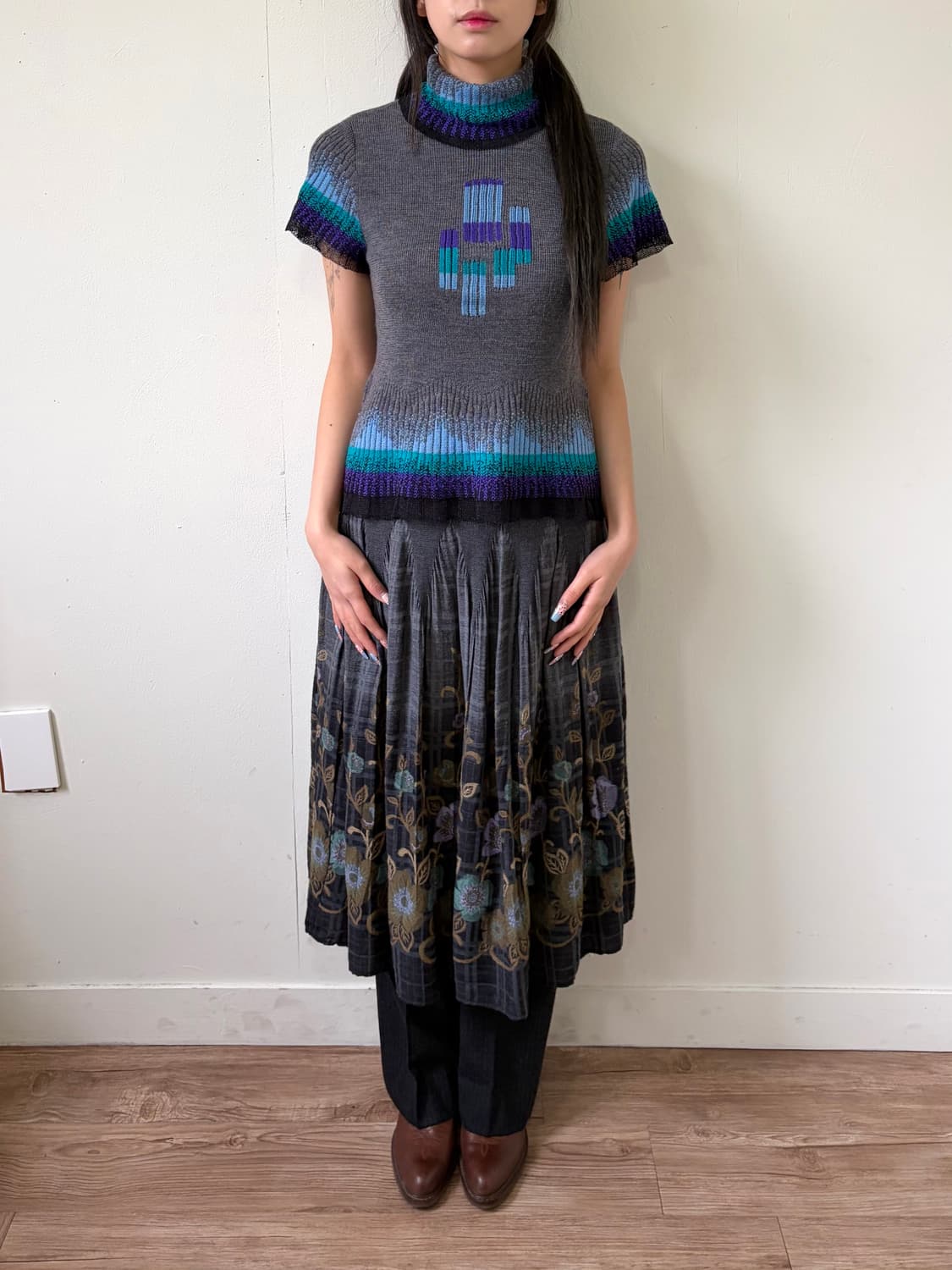 Chamois 그래픽 터틀넥 상품이미지6