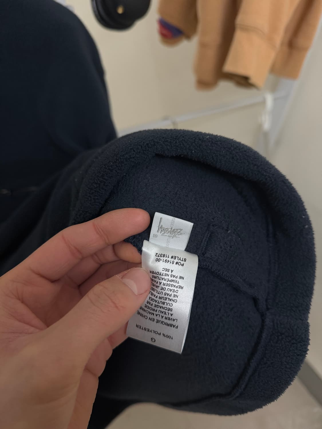 스투시 [20만구매.정품] 자수 플리스 하프집업 스웻셔츠 L(105) 상품이미지9