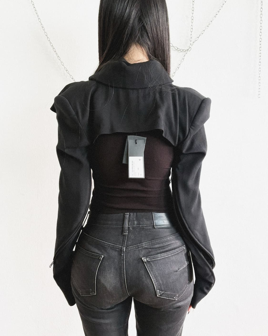 new* 앤드뮐미스터 2012 fall 런웨이 크롭 볼레로 사선버튼자켓 상품이미지8