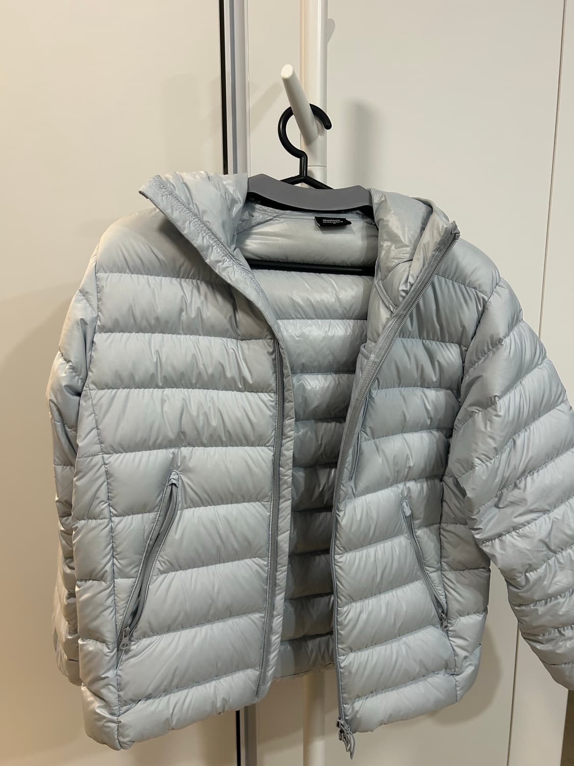 무신사 스탠다드 경량패딩 클라우디 블루 M 상품이미지2